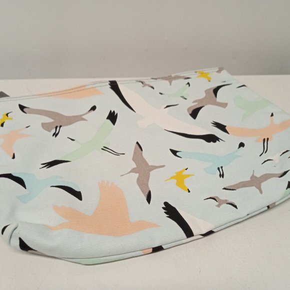 New! Thirty One Large Zipper Pouch in Flights of Fancy - Picture 1 of 5